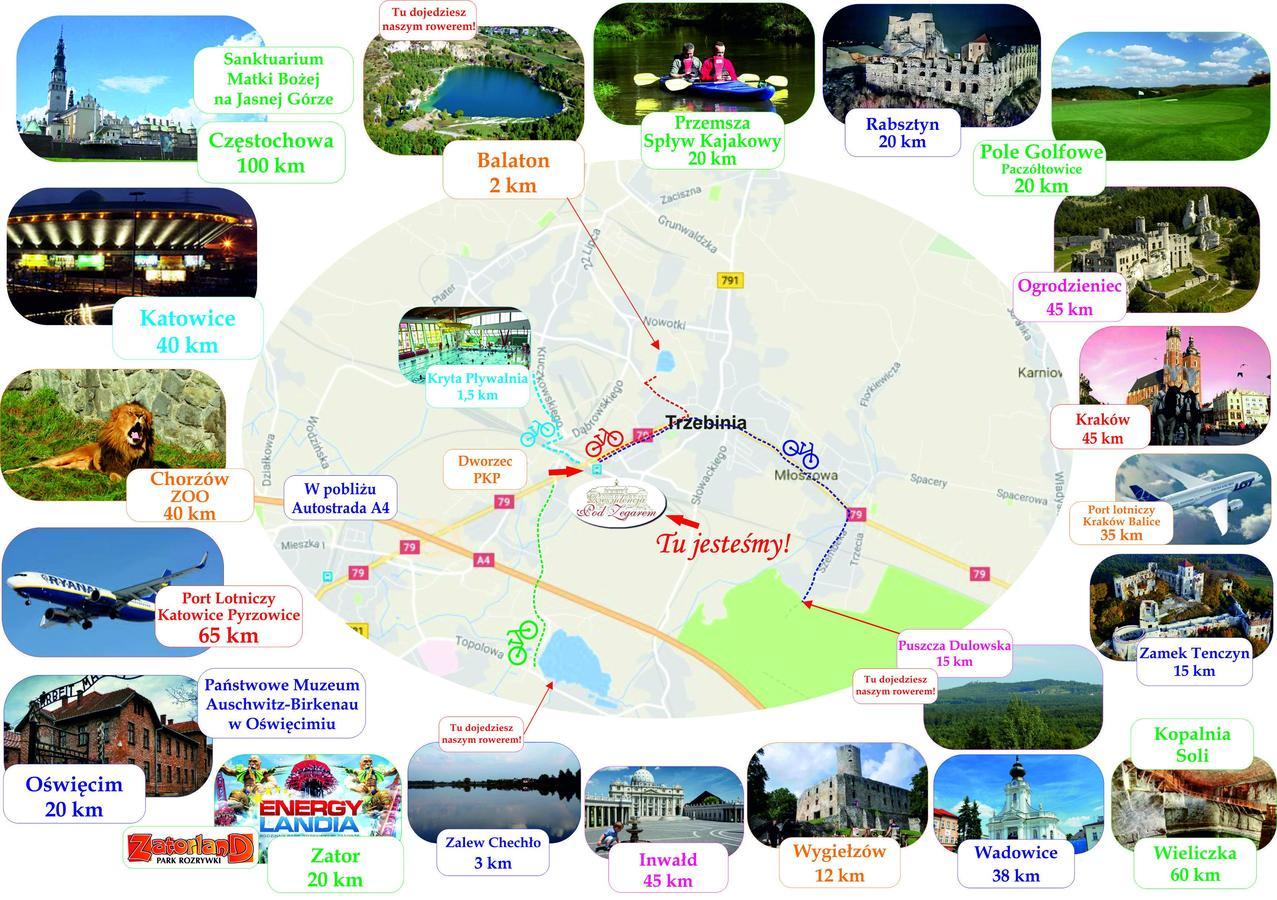 Rezydencja Pod Zegarem Trzebinia  Exteriör bild